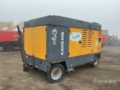 2015 Atlas Copco XAHS447 Mobile 940cfm 170psi Air Compressor