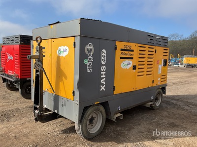 2015 Atlas Copco XAHS447 Mobile 940cfm 170psi Air Compressor