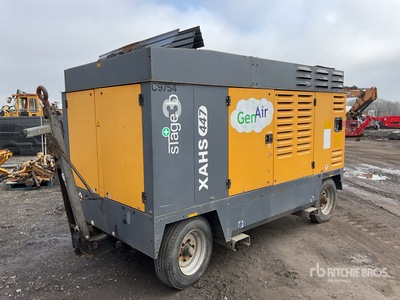 2015 Atlas Copco XAHS447 Mobile 940cfm 170psi Compresor de aire