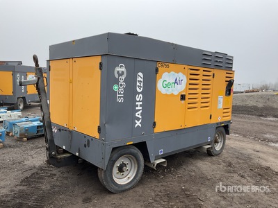 2015 Atlas Copco XAHS447 Mobile 940cfm 170psi Compresor de aire