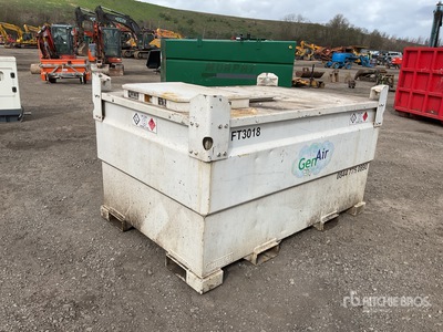 2007 Western Global 30TCG 3000 L Skid Mounted Steel Fuel Tank