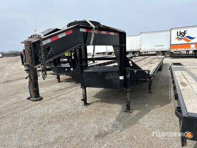 2012 Starcraft 40-TDCN 40 ft T/A Gooseneck Flatbed Trailer