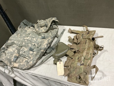 (22) Water Canteens, (22) Tactical Assault Panels & Assorted Items