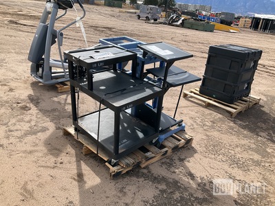 (3) Mobile Storage Carts