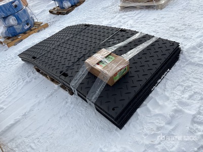 Quantity of Rubber Matting and Tie Down Straps