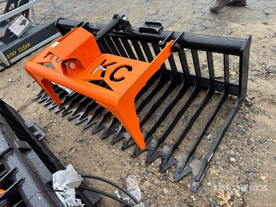 2025 Kit Containers QT-SG-S76-V3 76 in Skeleton Skid Steer Grapple (Unused)