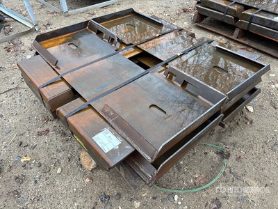 Quantity of (10) 2025 Kit Containers QT-F-BLANK Montageplaat voor schrankladerbevestiging (Unused)