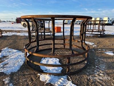 Custom Built Round Bale 家畜用フィーダー (Unused)