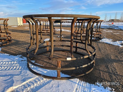 Custom Built Round Bale 家畜用フィーダー (Unused)