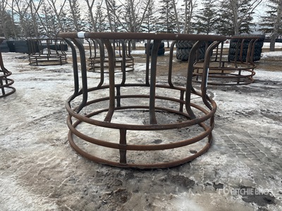 Custom Built Bale Livestock Feeder (Unused)