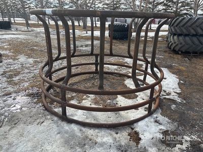 Custom Built Bale Livestock Feeder (Unused)