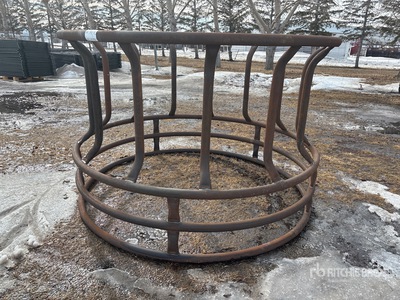 Custom Built Bale Livestock Feeder (Unused)