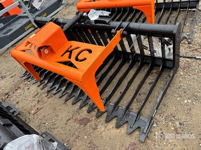 2025 Kit Containers QT-SG-S76-V3 76 in Skeleton Skid Steer Grapple (Unused)