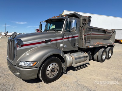 2013 Peterbilt 386 6x4 T/A Dump Truck