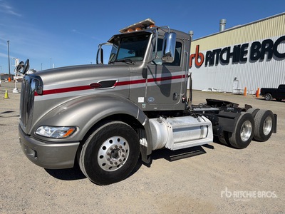 2012 Peterbilt 386 6x4 Heavy Haul T/A Day Cab Truck Tractor