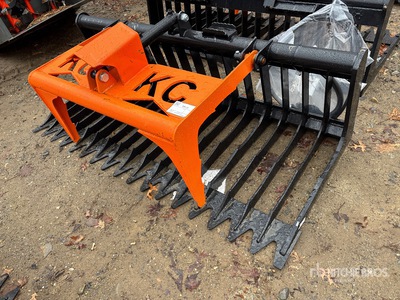 2025 Kit Containers QT-SG-S76-V3 76 in Skeleton Skid Steer Grapple (Unused)