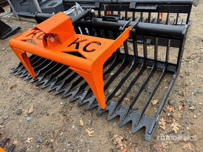 2025 Kit Containers QT-SG-S76-V3 76 in Skeleton Skid Steer Grapple (Unused)