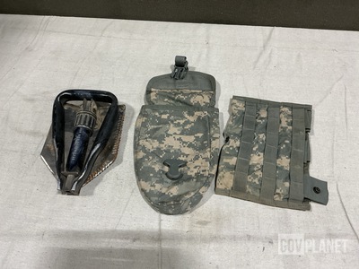 (21) M4 Three Mag Pouches, (40) Entrenching Tool Carriers & Assorted Items