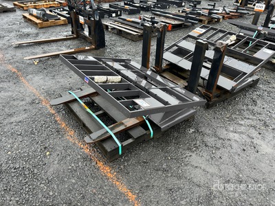 Paladin 123200 48 in Wheel Loader Forks - Fits Hitachi ZW80 (Unused)