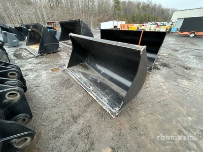 Paladin 3831161420 96 in 2.4 cyd Light Material ホイールローダー用バケット - Fits Hitachi ZW120 (Unused)