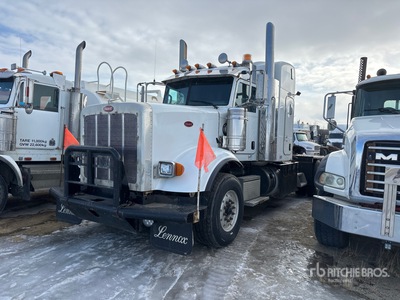 2021 Peterbilt 367 8x6 Tri/A Sleeper Truck Tractor (Inoperable)