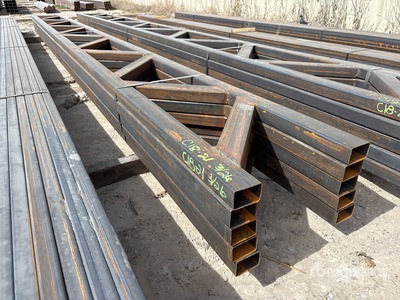 Quantity of (5) 18 in x 20 ft Steel Trusses (Unused)