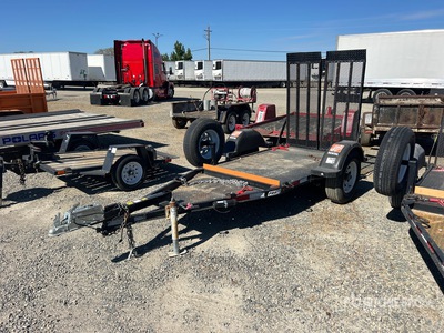 2023 Pratt CP0407 7 ft S/A Remolque Portamaquinaria