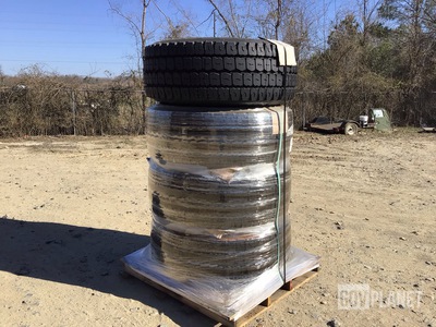 (4) Goodyear 445/65R22.5 Tires w/Wheels