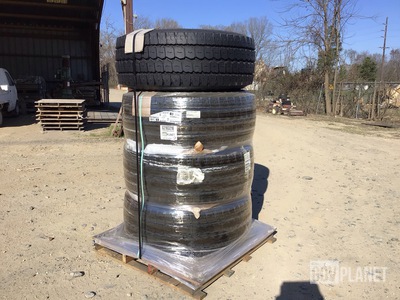 (4) Goodyear 445/65R22.5 Tires w/Wheels
