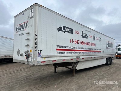 2022 Utility VS2DX 53 ft x 102 in T/A Van Trailer