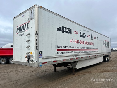 2022 Utility VS2DX 53 ft x 102 in T/A Van Trailer