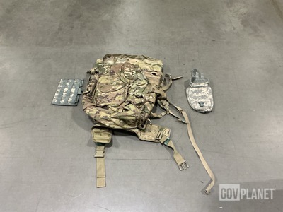 (117) M4 Three Mag Pouches, (4) Field Packs & Assorted Items