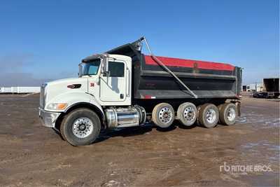 2015 Peterbilt 348 10x4 Quad/A Dump Truck