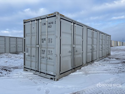 2025 40 ft High Cube Multi-Door Storage Container
