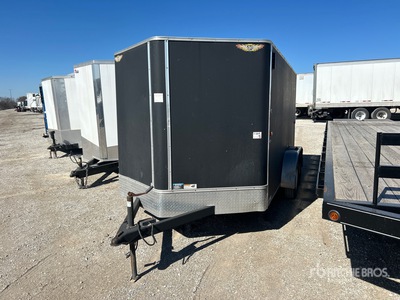 2013 H & H 12 ft T/A Enclosed Trailer
