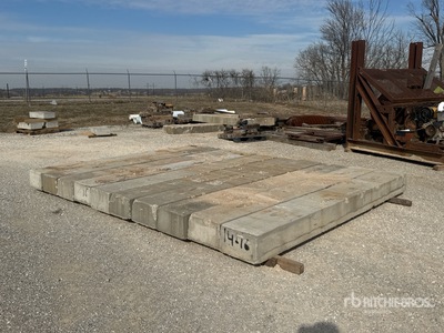 Quantity of (10) 11.5 Ft X 1.5 Ft X 9 In Concrete Blocks Divers