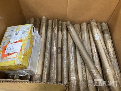 (47) Rolls of Rubber Sheets & (1) Package of Paper