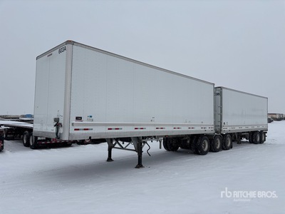 2024 Manac 943300381 30 ft Super B-Train Lead Tri/A Van Trailer (Unused)