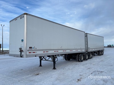 2024 Manac 943300381 30 ft x 102 in Super B-Train Lead Remolque de furgoneta