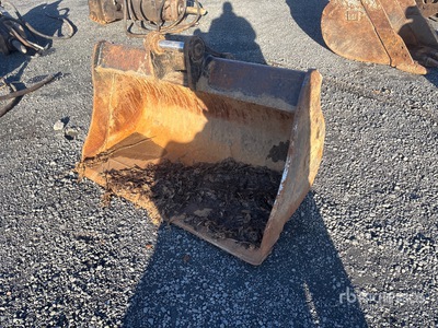 Cat 60 in Cleanup Excavator Bucket