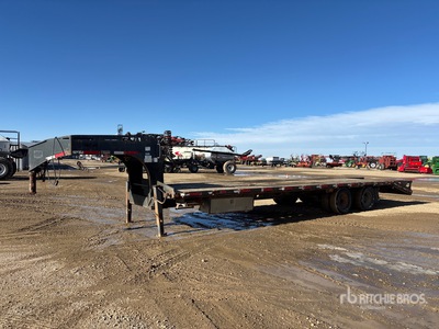 2011 Precision 30 ft T/A Gooseneck Equipment Trailer