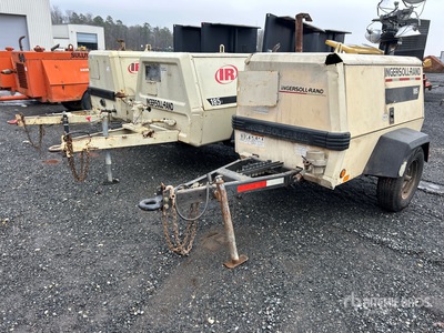 Quantity of (3) Ingersoll Rand 185 Air Compressor