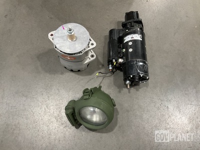 (2) Headlights, (1) Alternator, (2) Starters & Assorted Items
