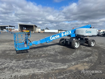 2017 Genie S60X 4WD Diesel Telescopic Boom Lift