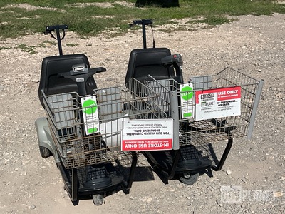 (2) Amigo Smart Shopper Carts