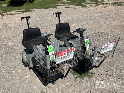 (2) Amigo Smart Shopper Carts