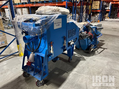 SG 2-600 Electric Mobile Shot Blasting system with Vacuum collector (Unused)