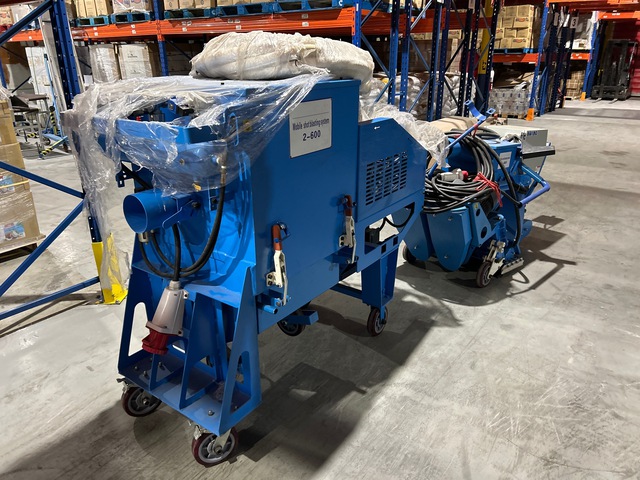 2021 SG 2-600 Electric Mobile Shot Blasting System with Vacuum collector (Unused)