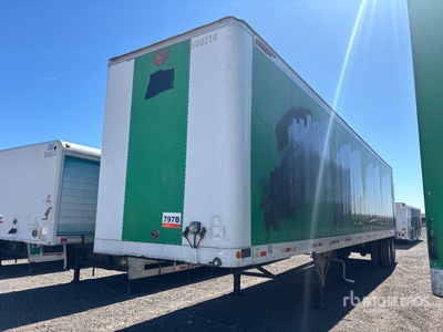 2000 Great Dane 733TJW45 45 ft x 96 in T/A Gesloten aanhangwagen