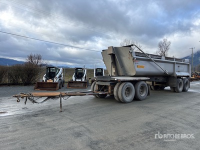 2016 Langfab 27 ft Quad/A エンドダンプトレーラー